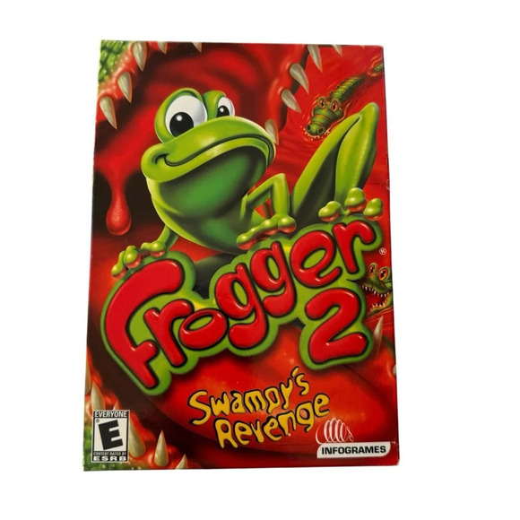 Vintage 2000 Hasbro Frogger 2 Swampy's Revenge CD ROM PC Windows 95/98 - Picture 2 of 5